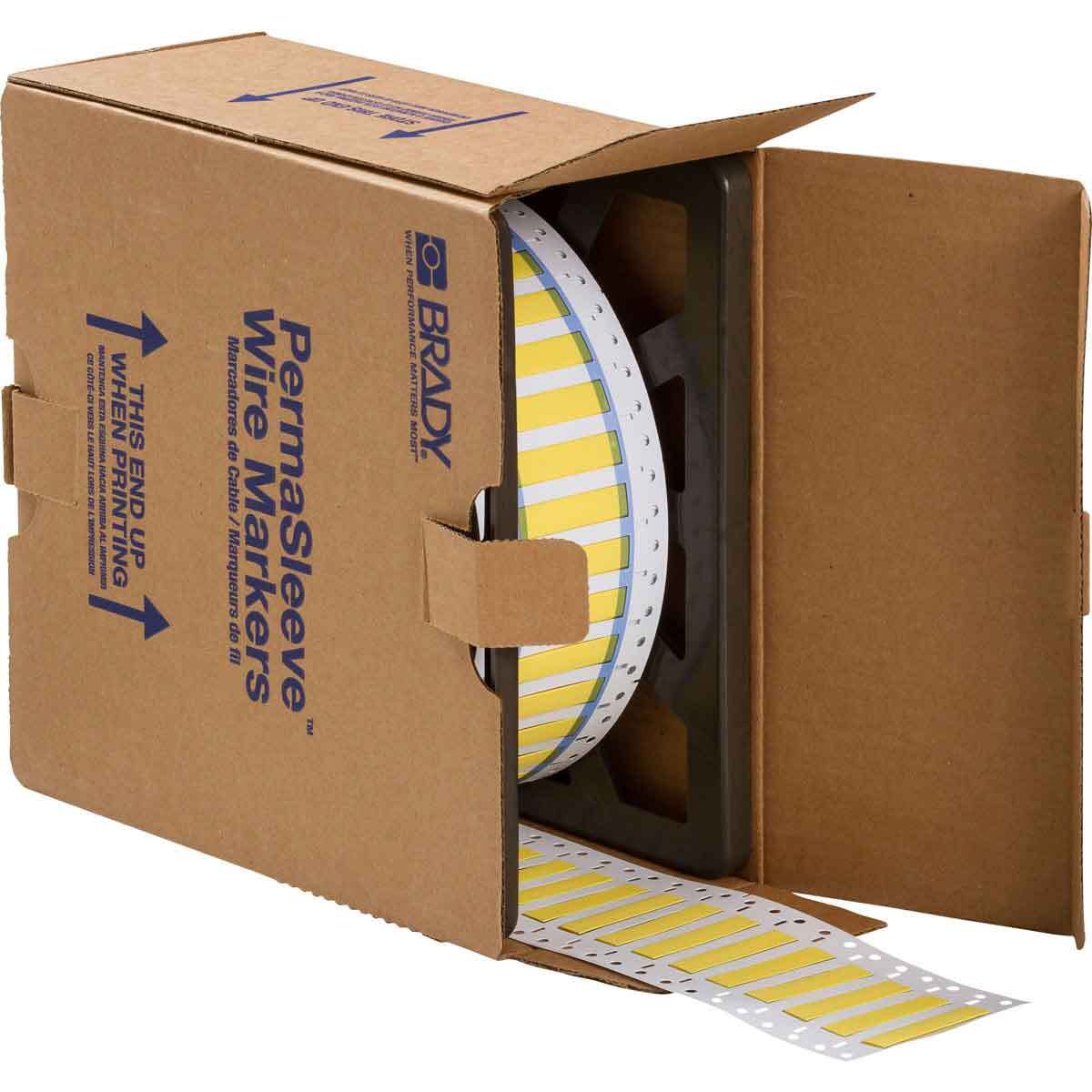 B-7641 Heat Shrink Sleeve 0.439 in H x 1.5 in W 1 Sided 1000/RL Rows 1 YL