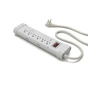 120 Volt/15 Amp, Office Grade Surge Strip, Abs Plastic Enclosure, 15 Ft Cord, 5-15P plug, Beige