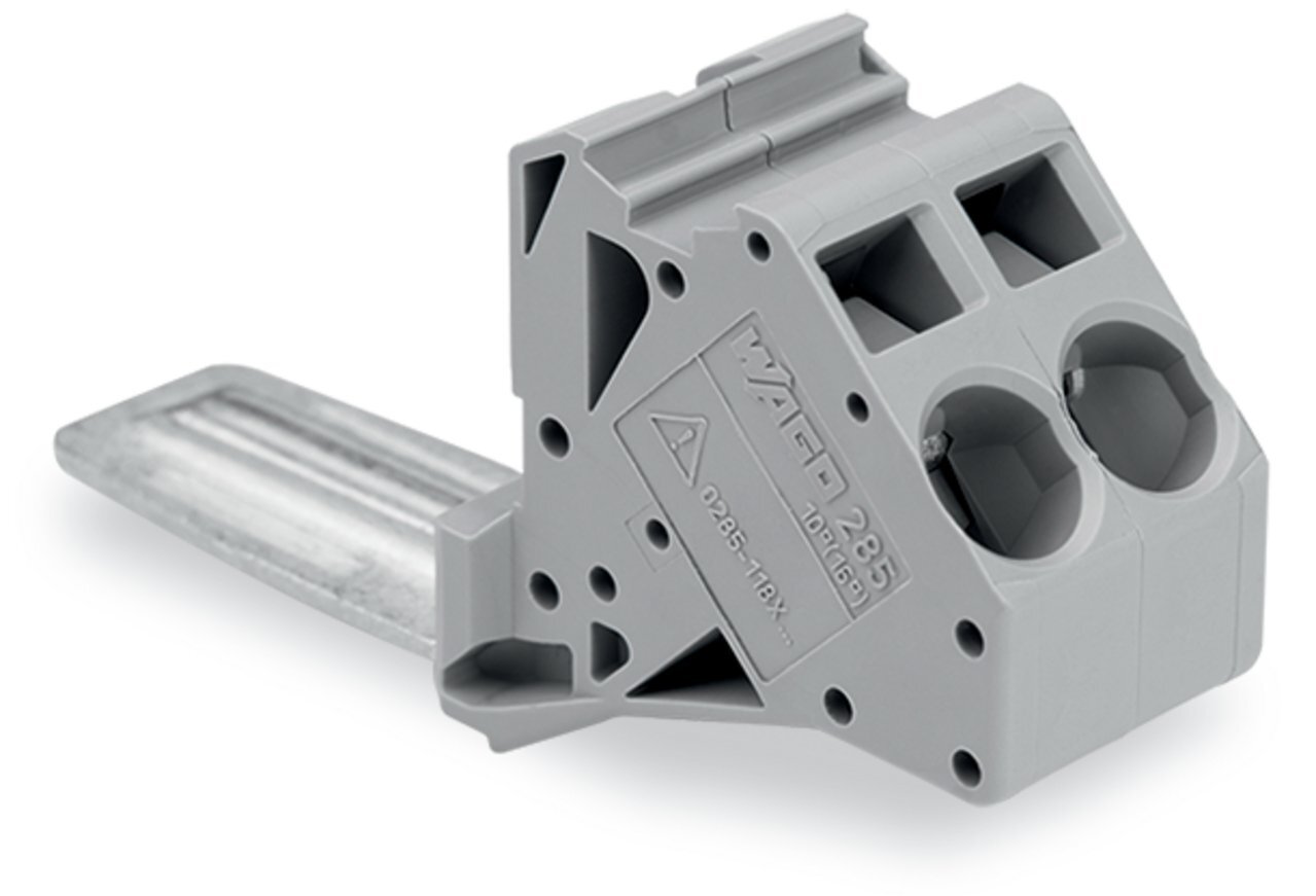 Power tap; for 185 mm high-current terminal blocks; 10,00 mm; gray
