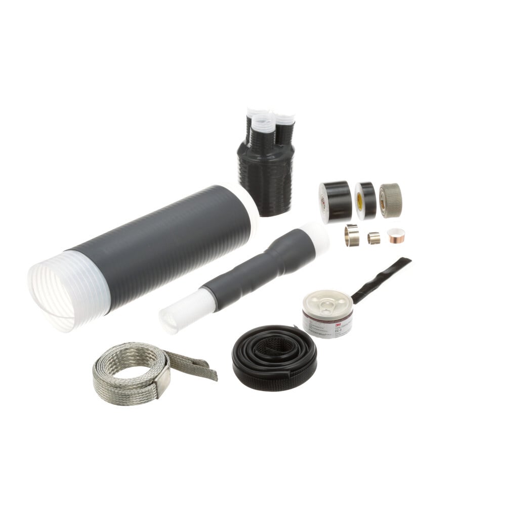 3M(TM) Cold Shrink QT-III, 3 Conductor Termination Kit 7623-T-95-3G, 0.70-0.92 in Cable Insulation O.D., 8.7 kV