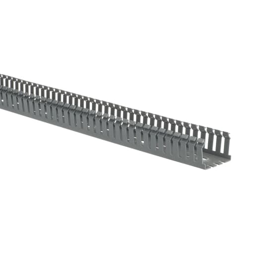 Wiring Duct Narrow Slot, 2 Inches x 1.5 Inches, Gray PVC