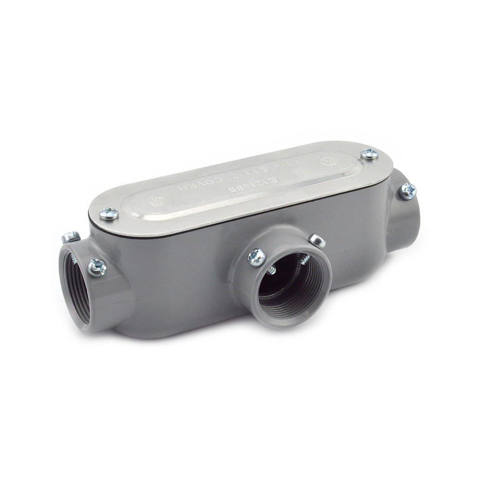 1 1/4" Combination Type T Conduit Body