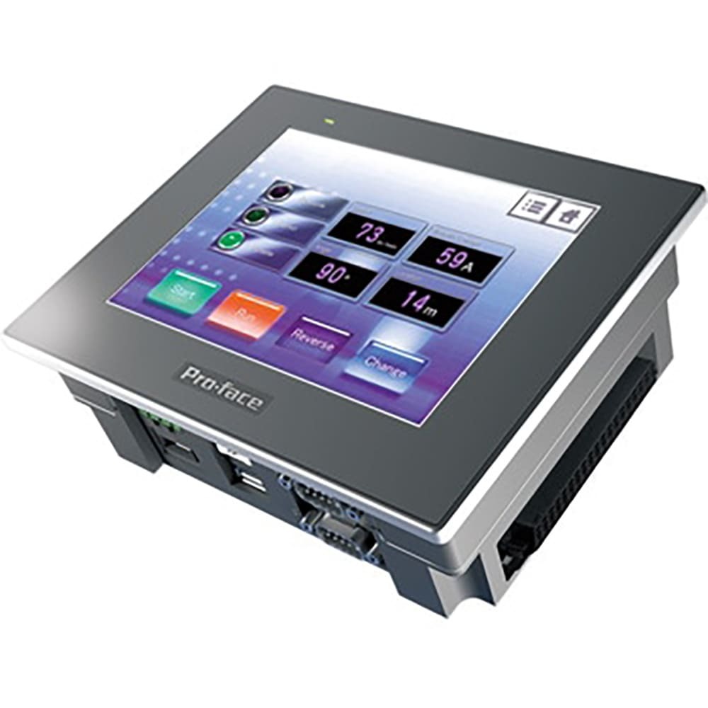 5.7 Inch TFT, 1 Serial, 2 USB, Ethernet, Quick Mount, 24Vdc, Sink
