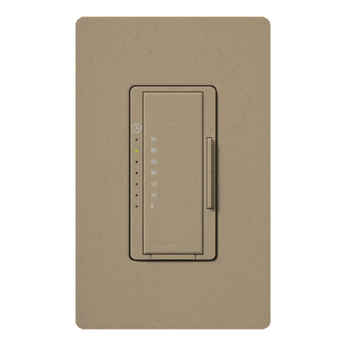 Maestro Countdown Timer, Single-pole, no neutral required, 120V/600W/VA (5A) in mocha stone