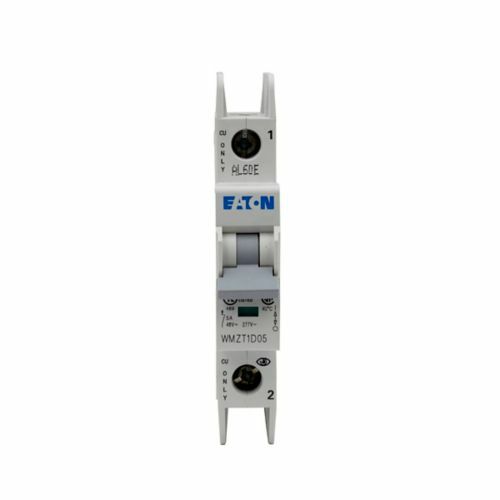UL 489 WMZT DIN Rail Miniature Circuit Breaker, 10 kAIC at 480/277V, Single-pole, D Curve, 15A, Standard box terminals