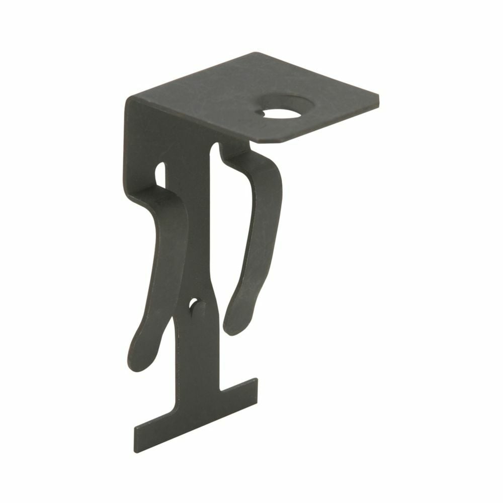 Eaton B-Line series acoustical tee and t-bar fasteners, Acoustical tee, 1" Height, 1" Length, 1" Width, 0.035lbs, Adjustable span from 20" to 30", Top mount T-bar fasteners, With 0.25"-20 thread impression