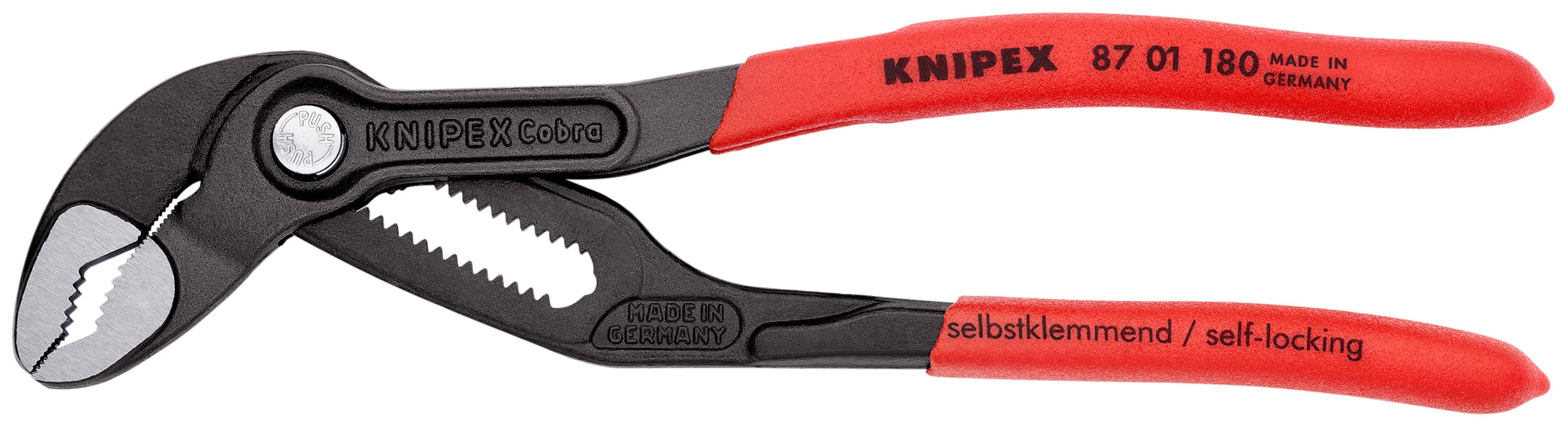 2 Pc Cobra Water Pump Pliers Set, Non-Slip Plastic