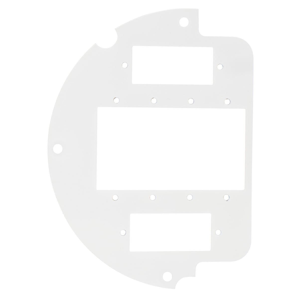 Fire Rated Poke Throughs, Recessed 6" Series, Sub Plate, 60% Left Side, (2) Extron AAP Openings, (4) Extron MAAP Opening