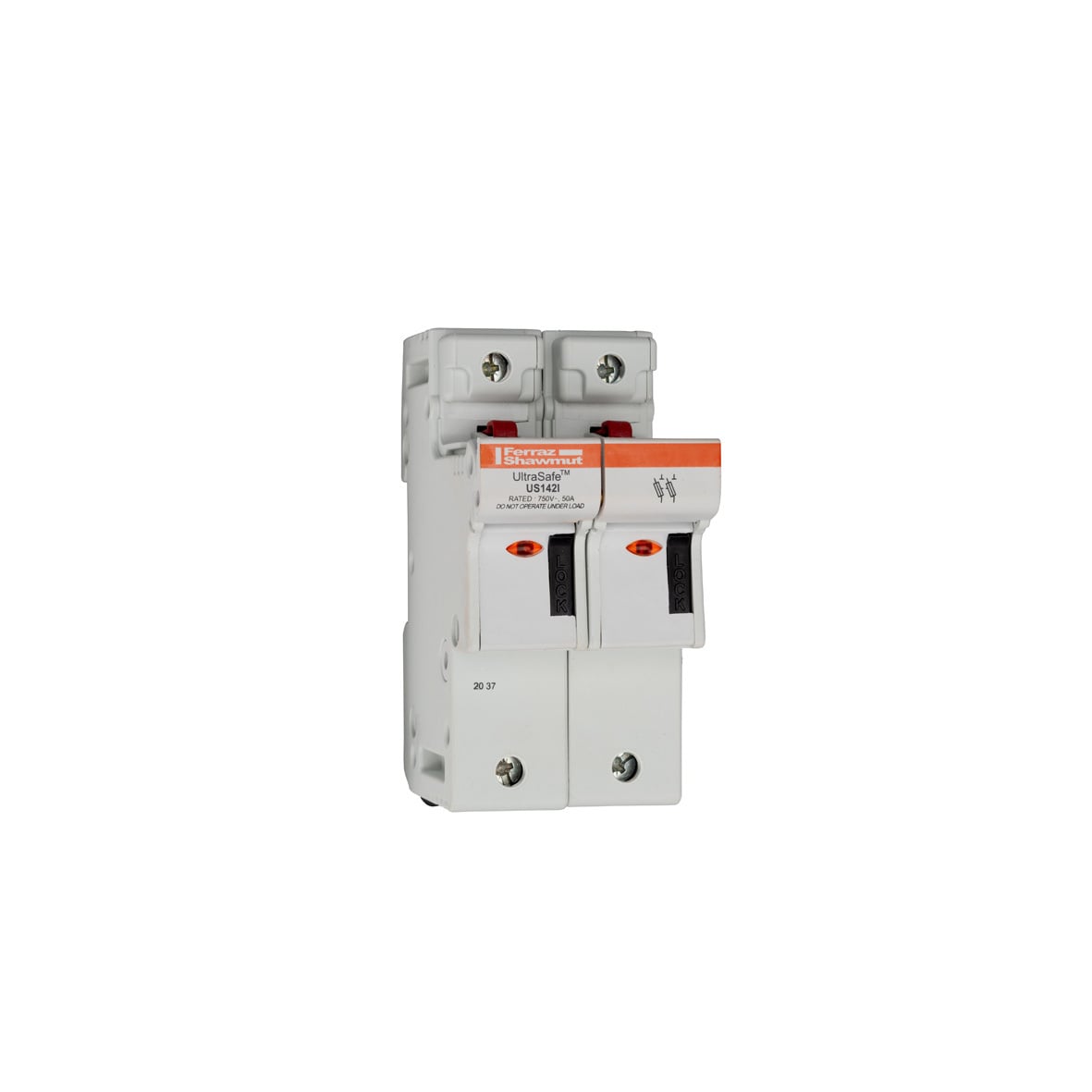 Fuse Holder 800VAC 1000VDC UL 14x51 2-Pole Visual Indicator IP20