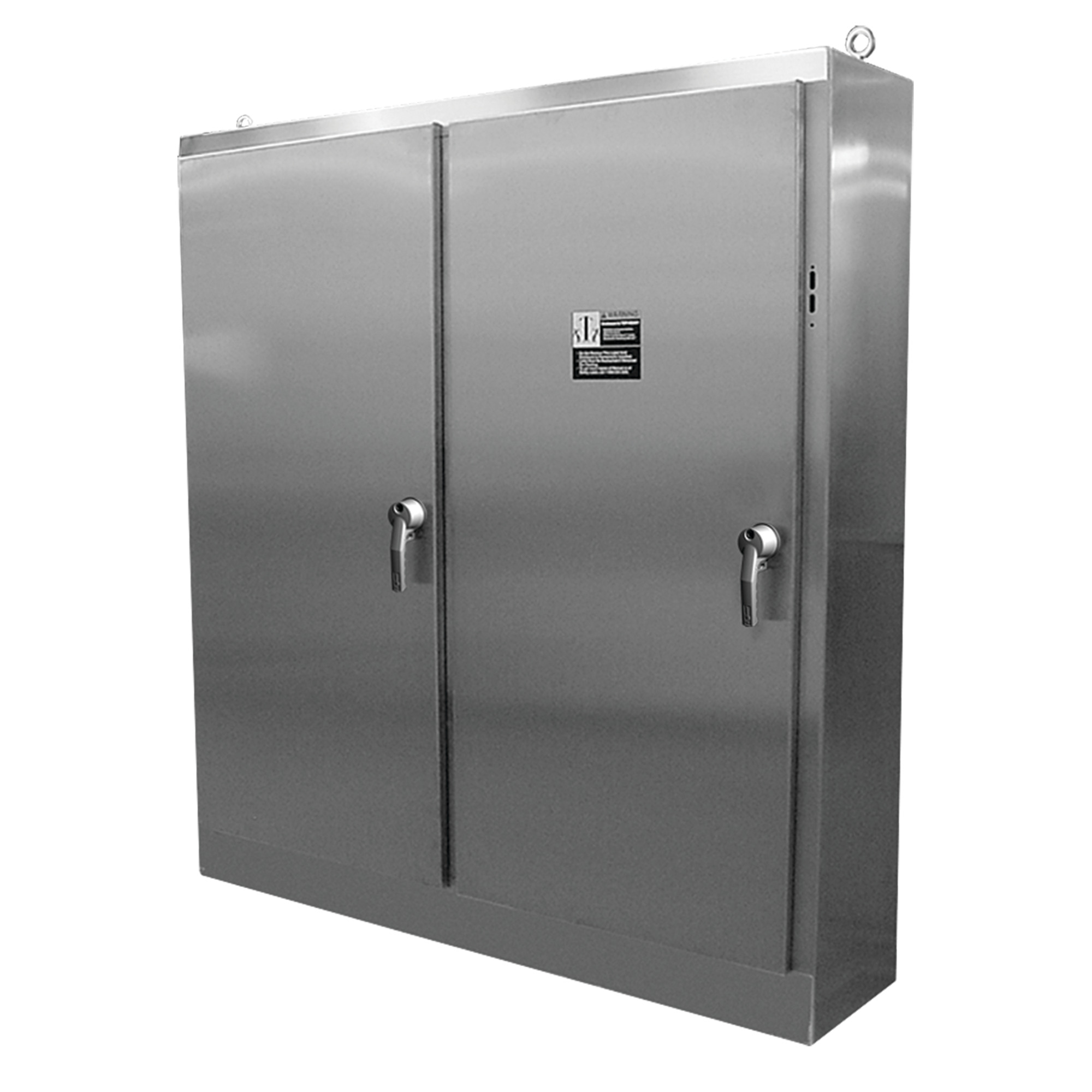 Floor-Mount Disconnect 1-Door 3pt Latch Type 4X, 84x40x18, Brushed, SS304