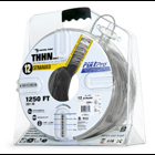 106100811455 PullPro Copper THHN Wire, 12 AWG, Stranded, Gray, 1250 ft