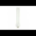 F26DBX/835/ECO4P 6.4 inch Ecolux Compact Fluorescent Lamp, T4, 4-Pin Double Biax, G24q-3, 26W, 3500K, 82 CRI, 1800 LM, 105V, 17000 HR