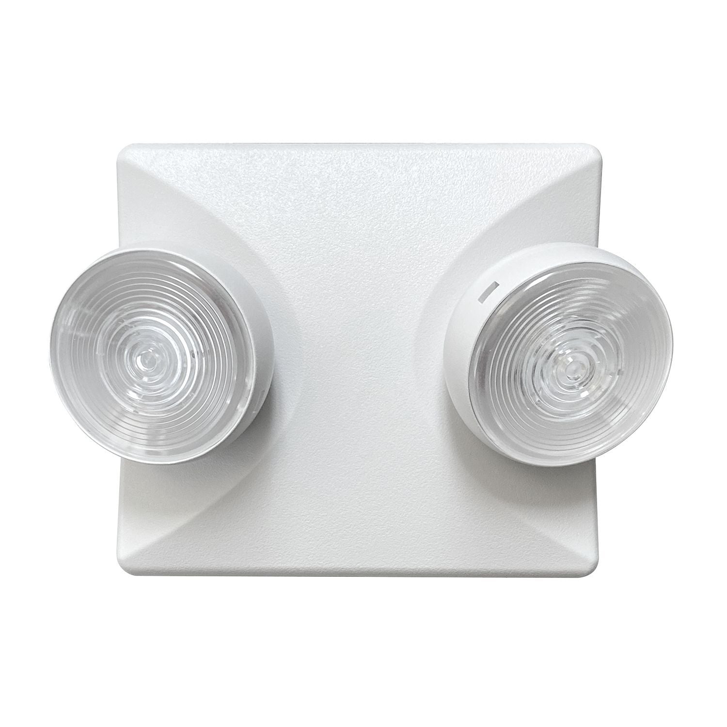 LED Emergency Light, Sealed Nickel Cadmium Battery, White Housing, Mini J-box.