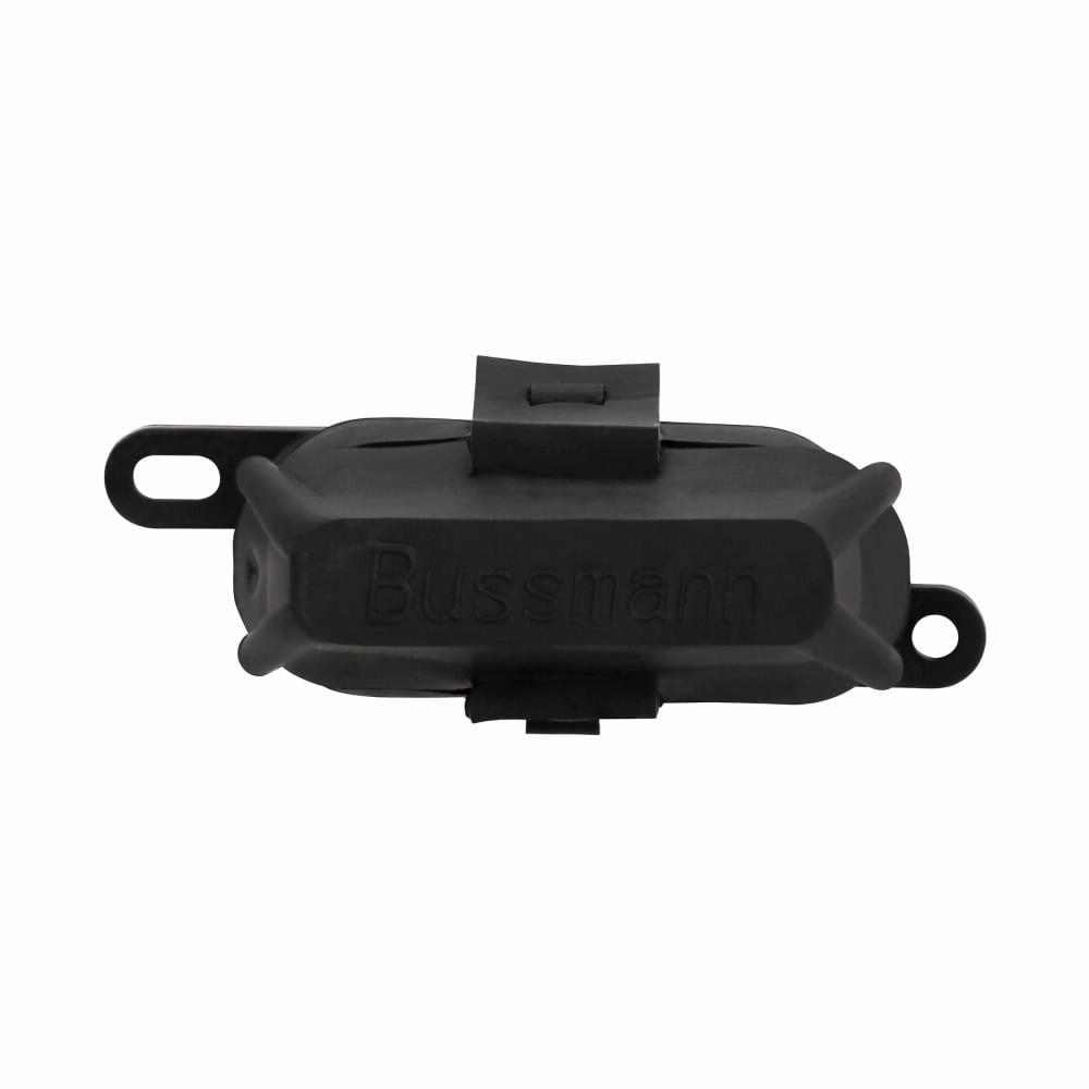 Eaton Bussmann series HMEG fuse holder, 10-300A, Non Indicating, Circuit protector, 8 to 2 AWG Stud, Plastic base and cover