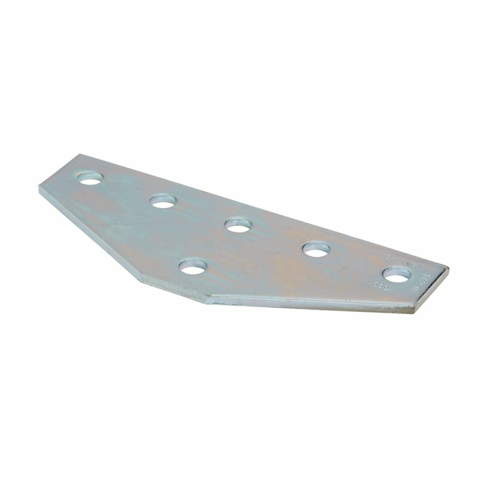 Eaton B-Line series gusset plate, 3.5" H x 9.12" L x 1.62" W, Steel, Electro-plated