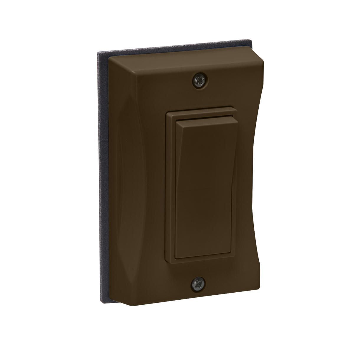 1-Gang Weatherproof Cover, Vertical, Decorator, Bronze, Shrink