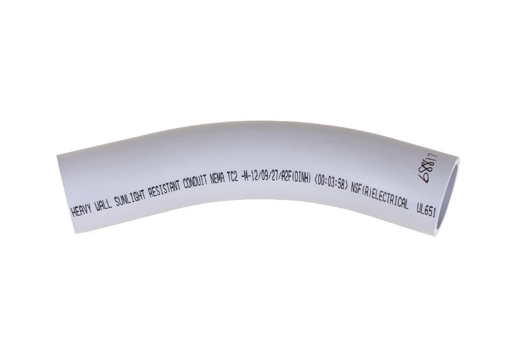3"x45D PVC STD ELBOW SPxSP SCH80 SCEPTER/KRALOY