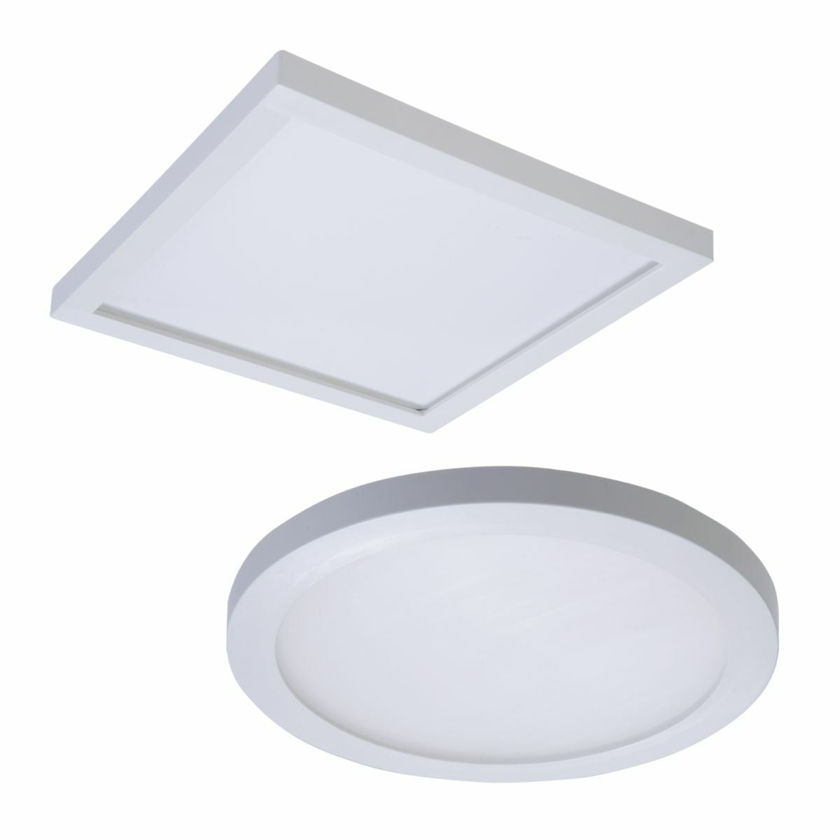 6 Round Surface Mount Downlight Matte Black.