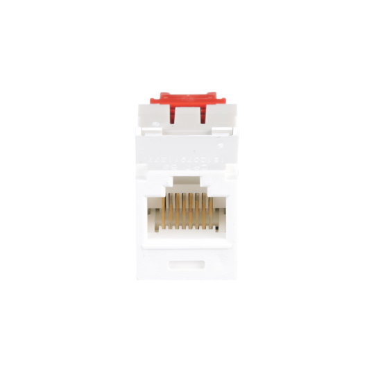 Mini-Com UTP RJ45 Cat 5e TG Jack Module, Arctic White | Crescent ...
