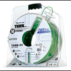 106100705458 PullPro Copper THHN Wire, 14 AWG, Stranded, Green, 1500 ft