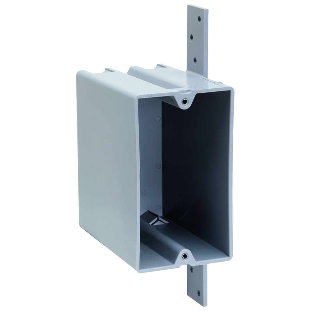 Single Gang, Deep Switch and Outlet Box with Verticalbracket mount. 100 pack.