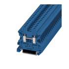 Eaton XB IEC terminal block, Screw connection single level-through-feed, Blue, 10 AWG/4 mm2 maximum wire
