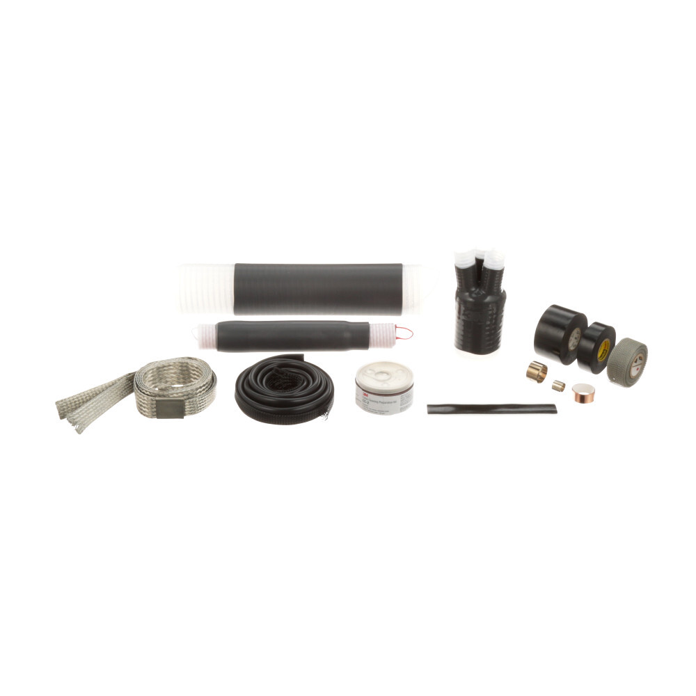 3M(TM) Cold Shrink QT-III, 3 Conductor Termination Kit 7620-T-95-3G, 0.33-0.50 in Cable Insulation O.D., 8.7 kV