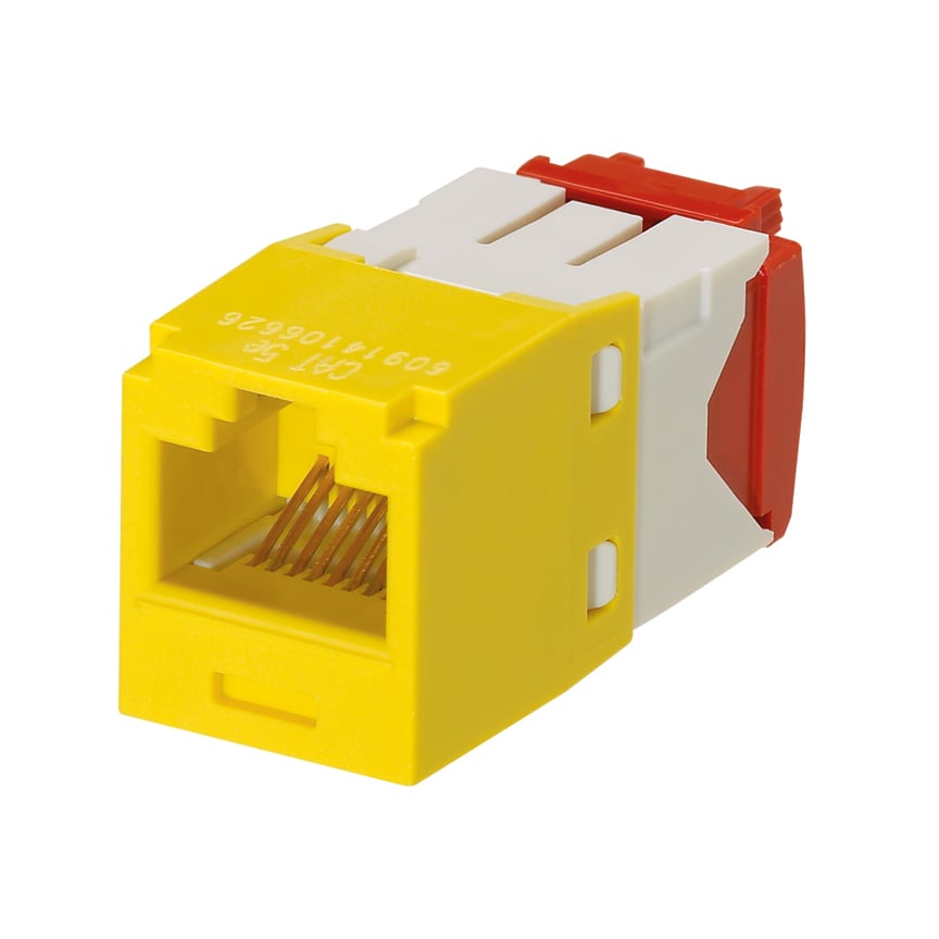 Mini-Com Module, Cat 5e, UTP, 8 pos 8 wi
