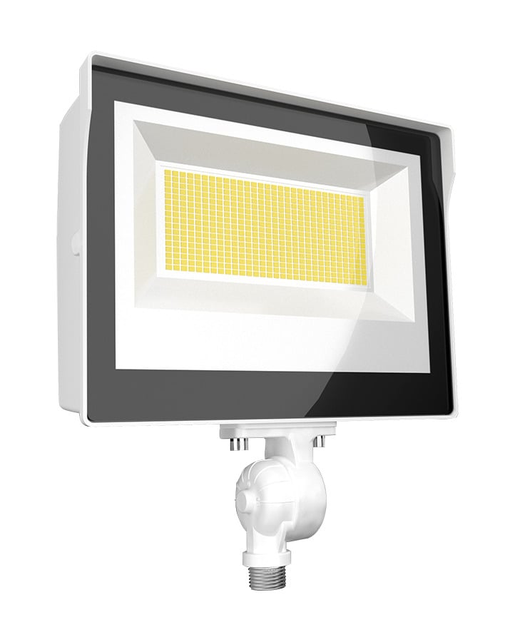 Floodlights 3891-8372 Lumens X17 Adjustable 60/50/30W Field Adjustable Cct 5000/4000/3000K Knuckle Mount White