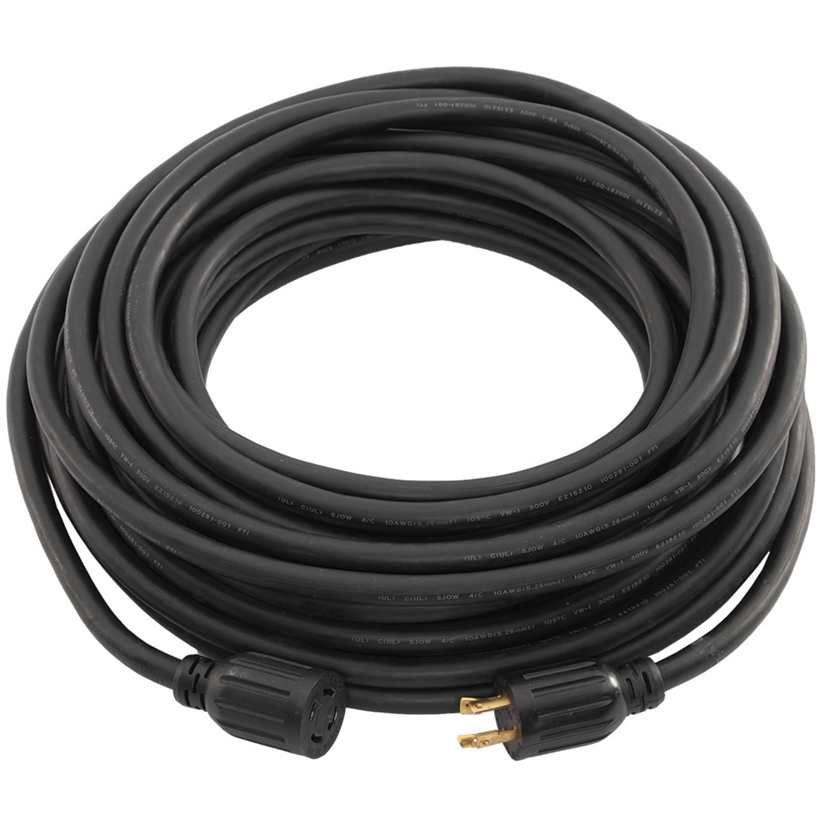 6329 50 ft. 30 Amp generator cord with NEMA L14-30 ends