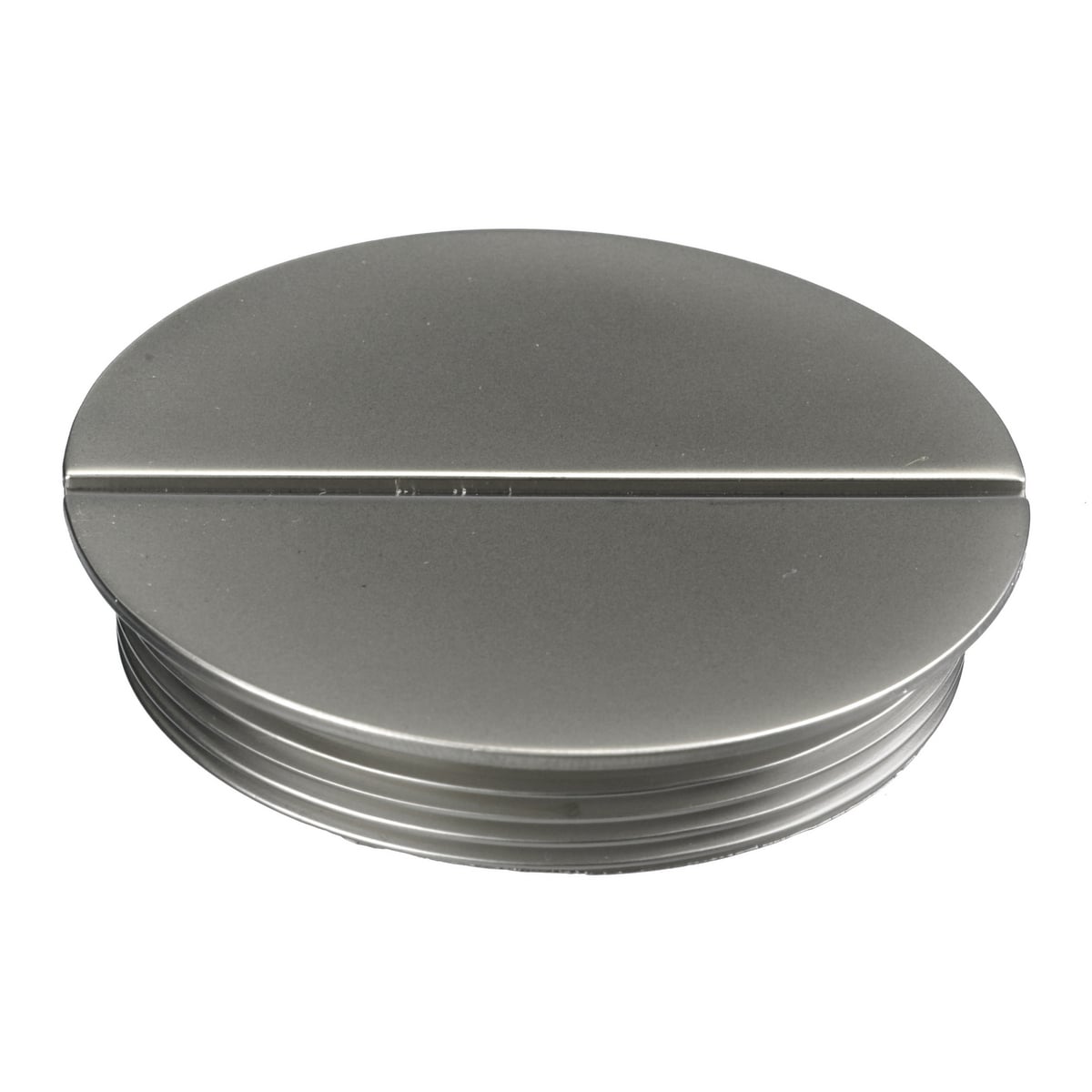 Floorboxes, Furniture Feed Series, Replacement Accessory, 2" Flush Threaded Plug, Nickel Plated Finish
