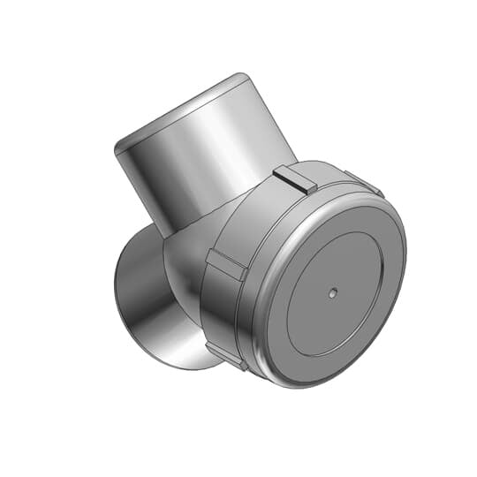 2 Inch Hazardous Location Capped Elbow, Ductile Iron