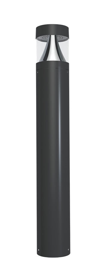 Bollard FA  24/19/14W 5/4/3K Rd-Flat Bz