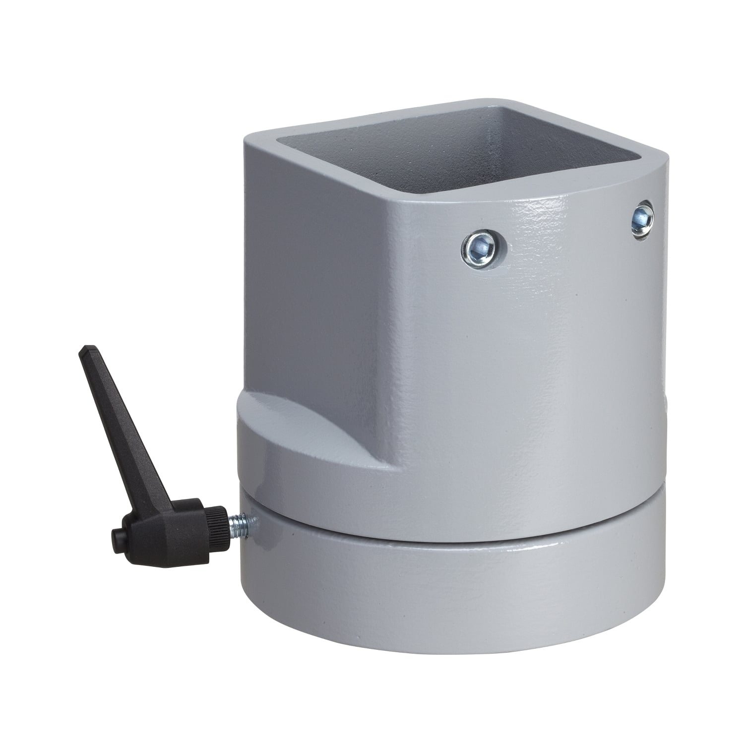 Vertical rotating fixing, square 50 mm RAL 7040. For S3CM HMI encl.