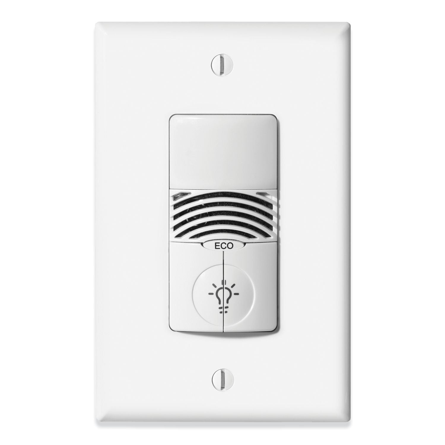Dual Tech Dual Relay, 120/277V Wall Switch Sensor, Light Almond