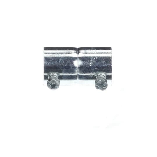 Set Screw Coupling, Concrete Tight, Conduit Size 3/4 Inch, Length 1.875 Inches, Material Zinc Plated Steel, For use with EMT Conduit