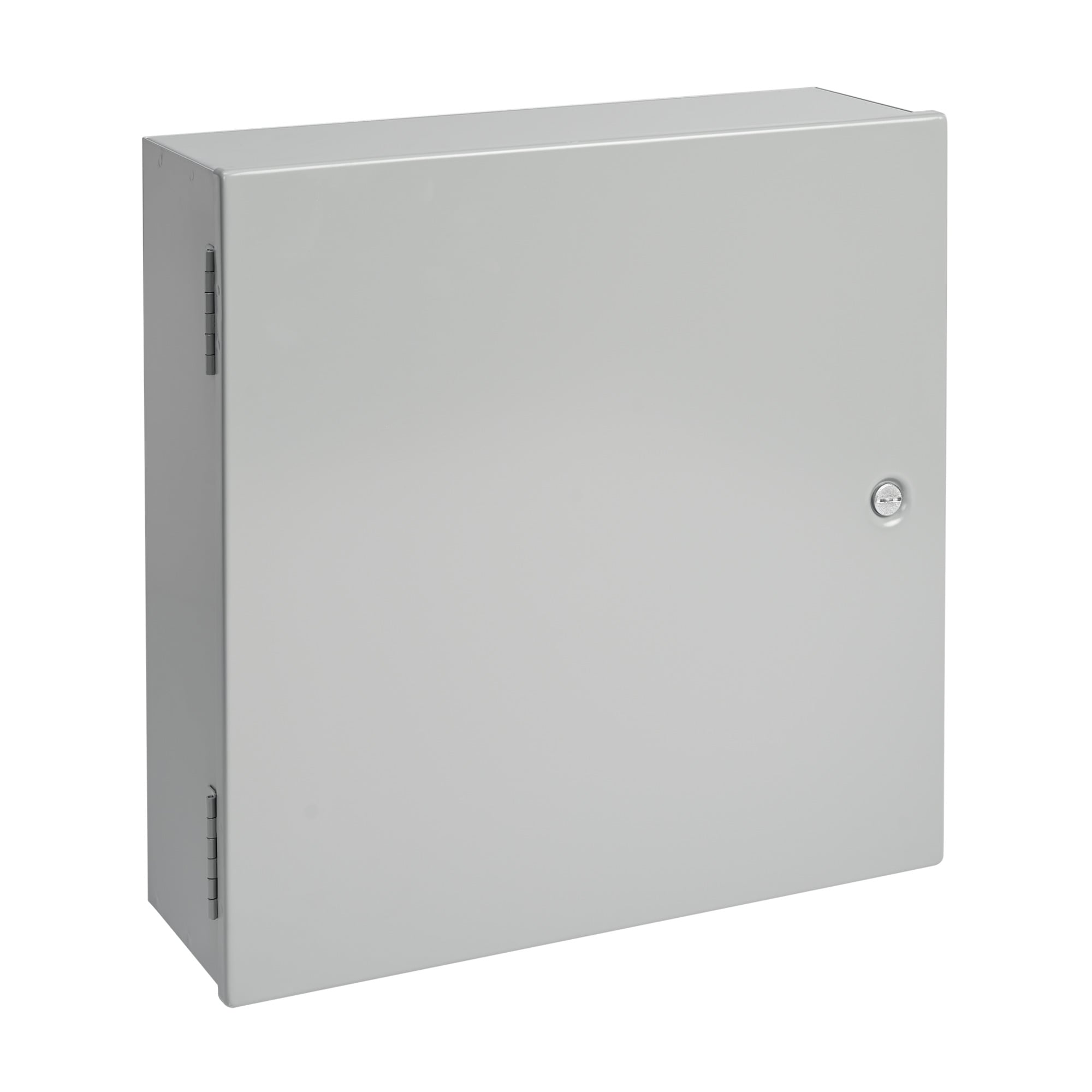 Medium Hinged-Cover Type 1, 30.00x24.00x8.62, Gray, Steel