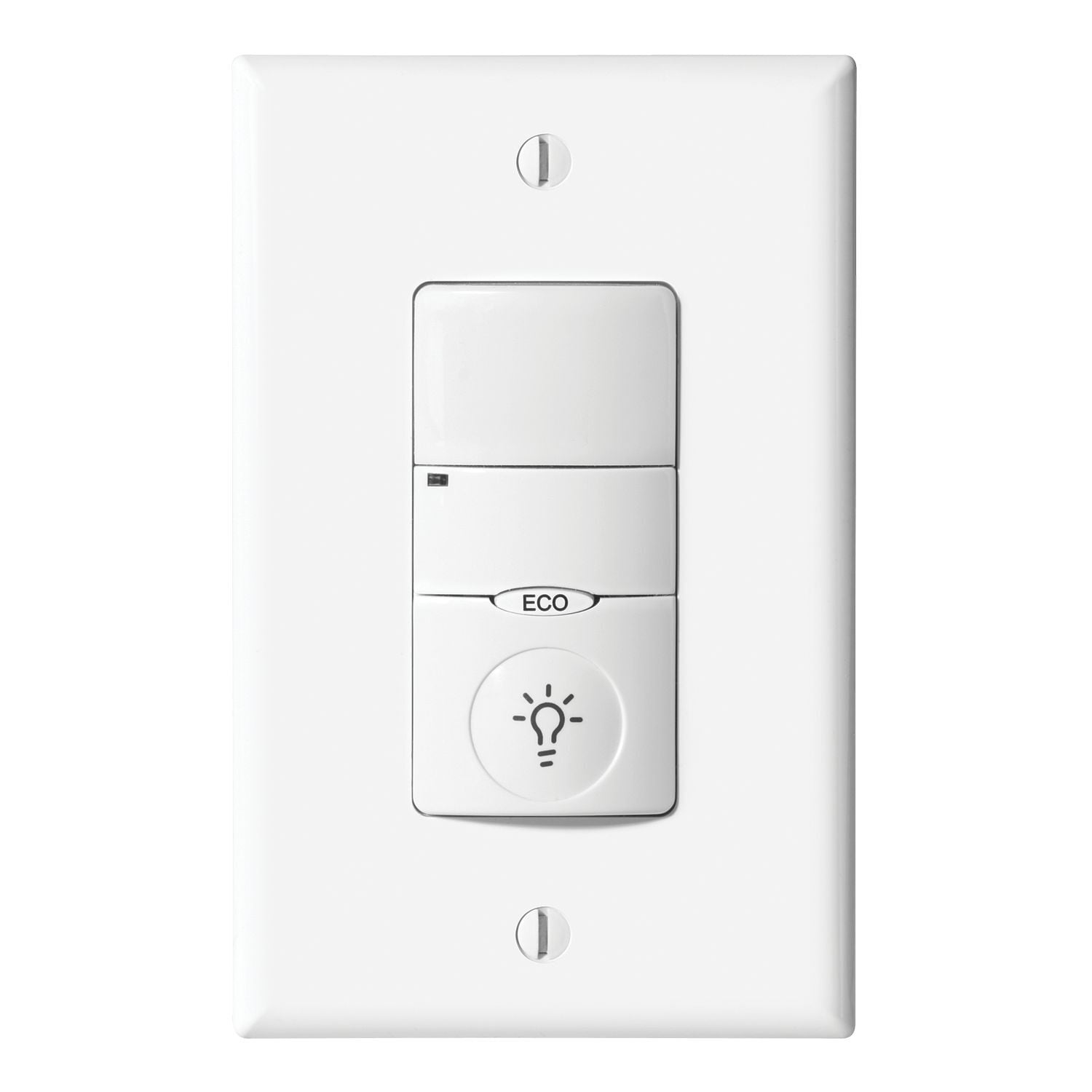 PIR Single Level, No Neutral, 120/277V Wall Switch Sensor, Light Almond