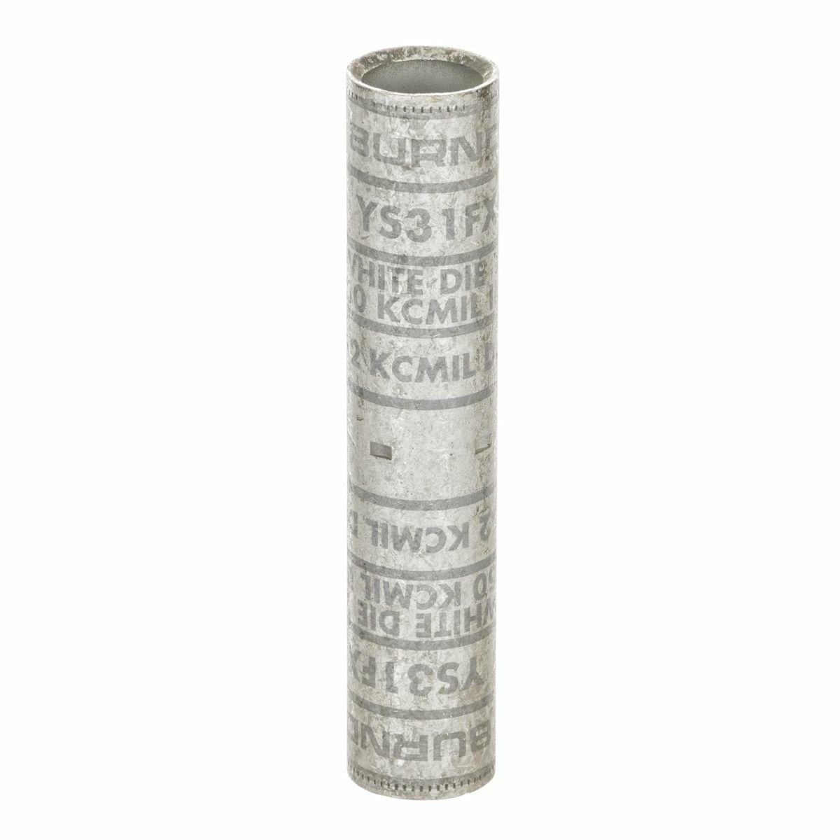 250 KCMIL I,K,M, 262 DLO, 250 AWG  CU, Long Barrel, Internal Chamfer, Tin Plated, UL/CSA, 90?C, Up to 35kV, WHITE Color Code, 17 Die Index.