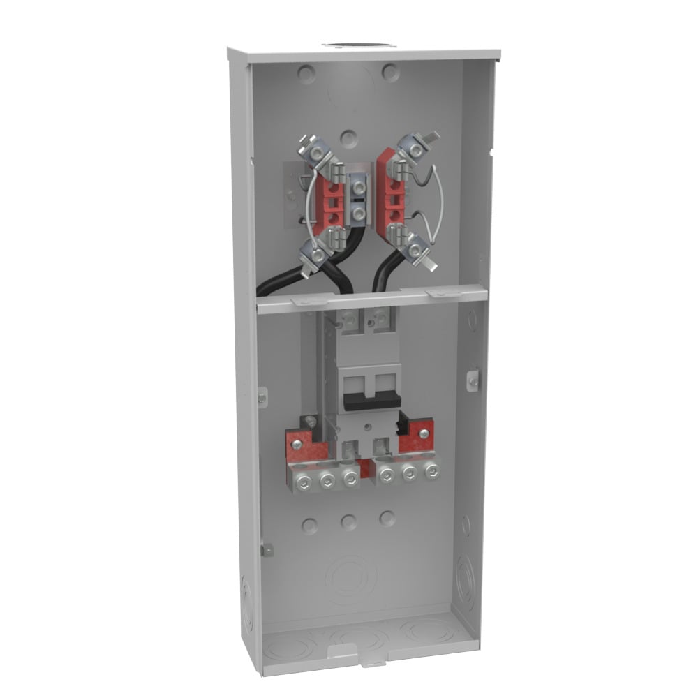 4 TERM RNGLS SML HUB OPEN HRN BYPS 1-200 AMP MN BRKR TRIPLE TAP