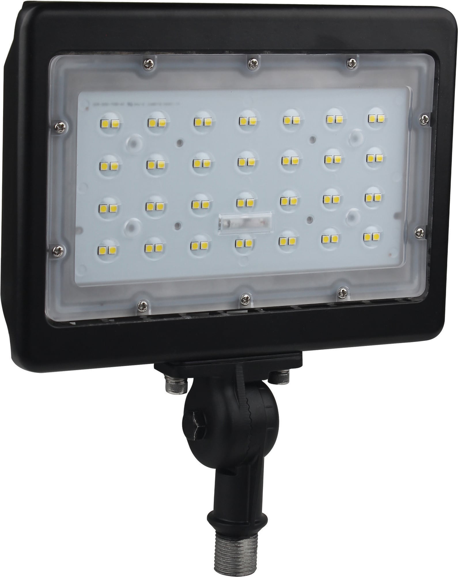 LED Large Flood Light - 50W - 4000K - Bronze Finish - 100V-277V - Dimmable