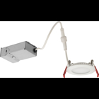 The 3-inch Wafer LED is an ultra-thin recessed downlight ideal for shallow ceiling applications. Quality, housing-free recessed downlighting is achieved with its narrow remote driver box. The Wafer LED is quick and simple to install from below the ceiling with as little as 6-inch ceiling plenum clearance.