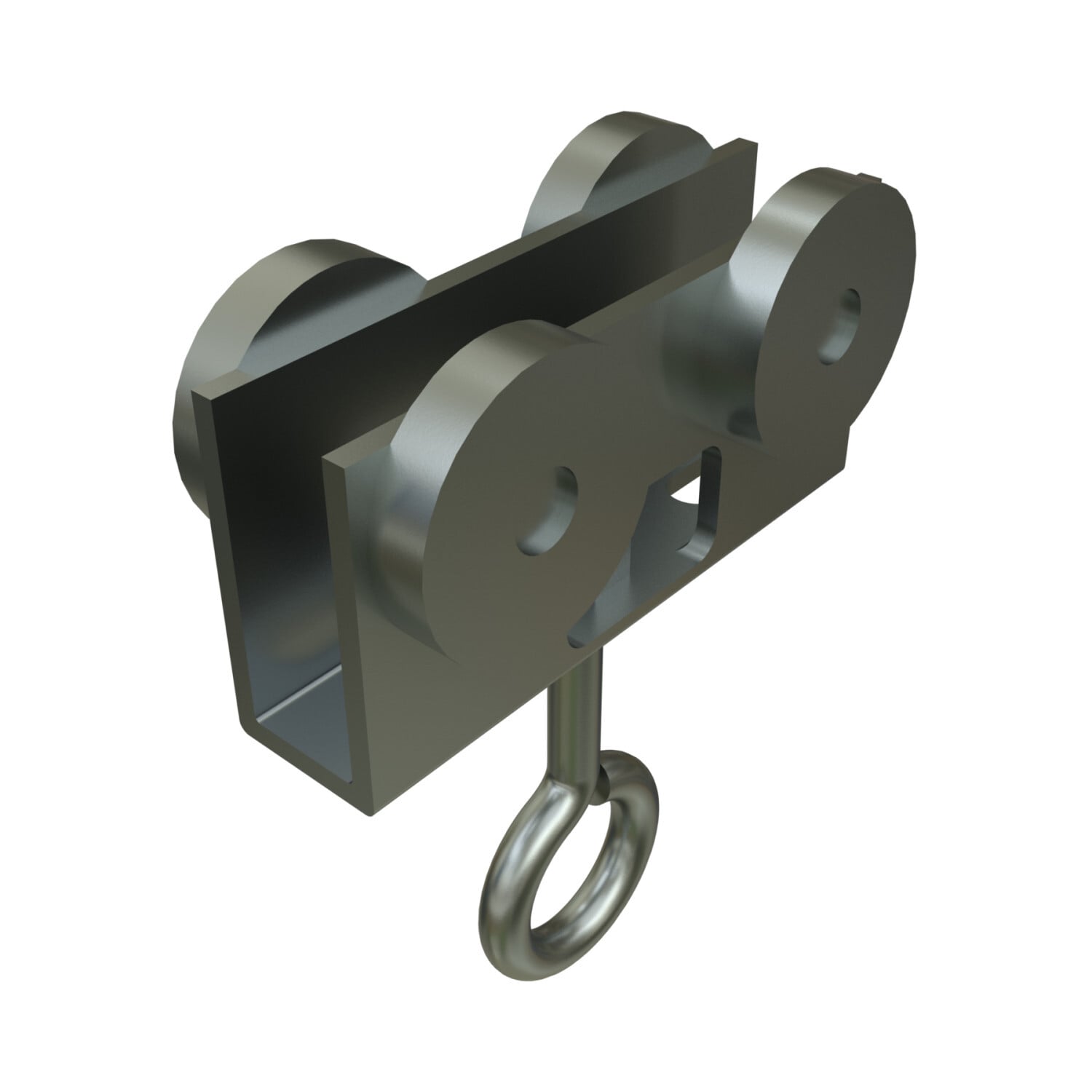 UNISTRUT TROLLEY, 1-1/4"x 4-5/32"x 3-1/8", EG