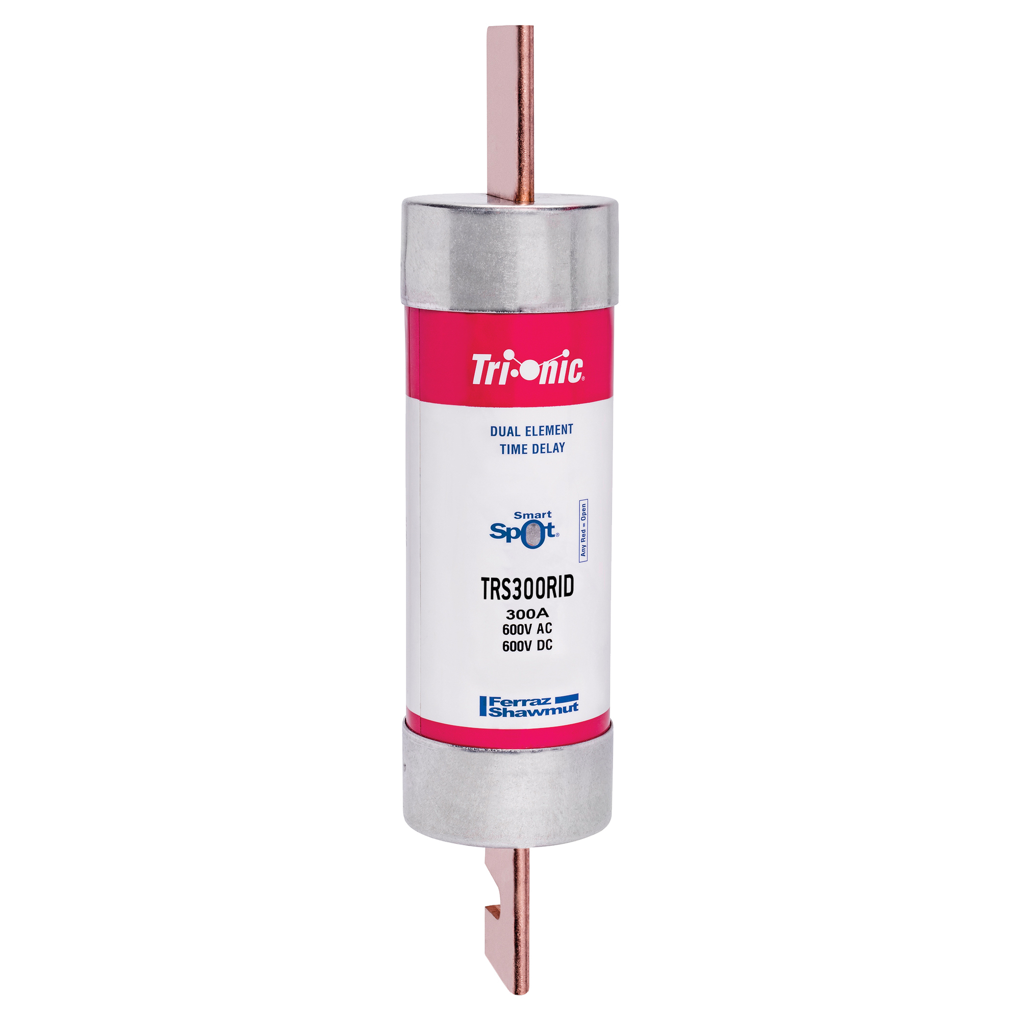 Fuse TRS-R - Class RK5 - Time-Delay 600VAC 600VDC 300A Blade SmartSpot