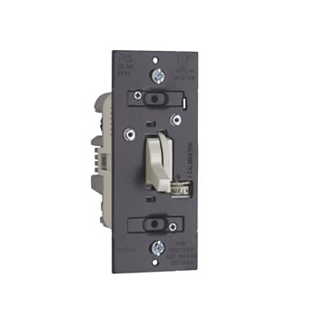 Trademaster CFL/LED/Incandescent Single Pole/3-Way Toggle Dimmer, Light Almond