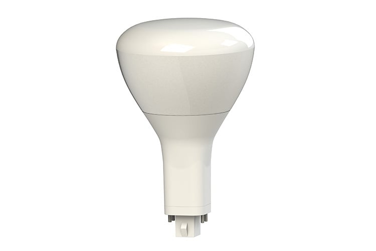 GE LED Lamps, 18.5 WTT, 1950 LM, 4000 K, Non-Dimmable, GX24q Base, 6.42 IN Length, 50000 HR Average Life