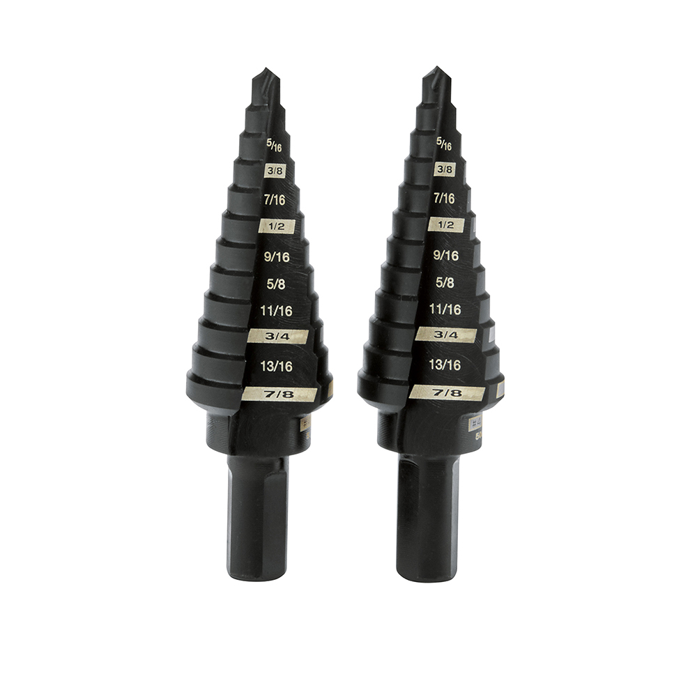 2-Piece #4 Step Drill Bit Set