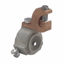 Eaton Crouse-Hinds series GLS grounding bushing, Rigid/IMC, Copper lug, #1/0-8 AWG, Malleable iron, 105C, Threadless, 3"
