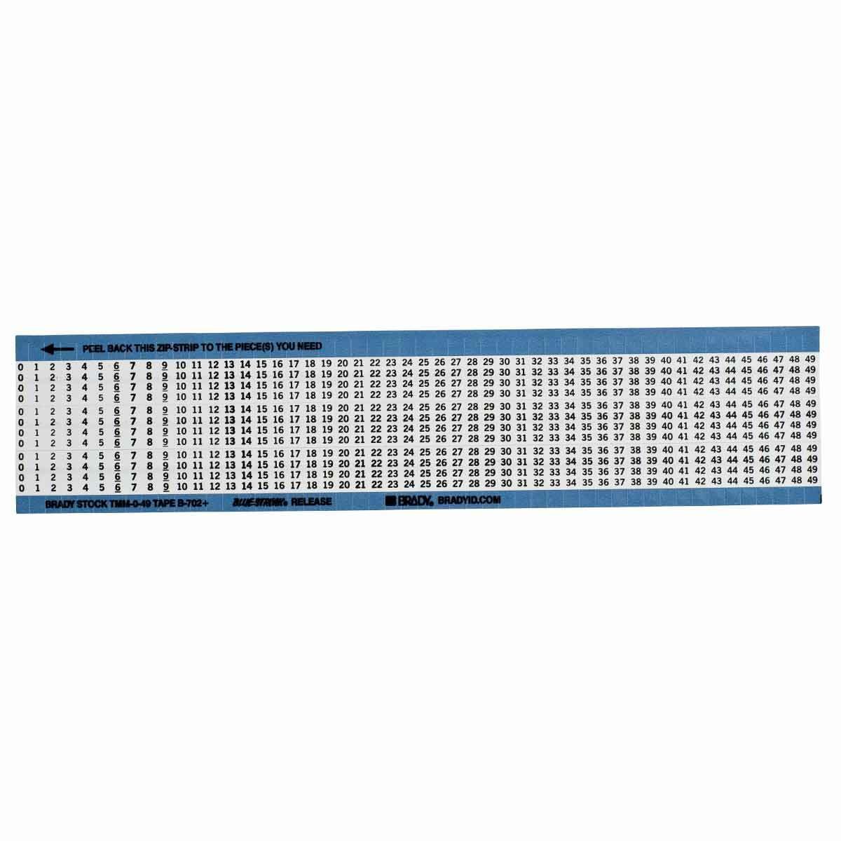 Wire Mkr,0.5"H,111399,150/CQ,25CQ/PK