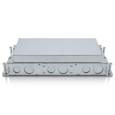 FBHR3 Shallow Rectangle Concrete Floor Box, Steel, 3 Gangs